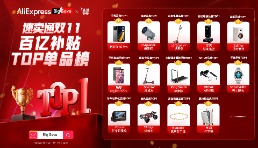 速賣通百億補(bǔ)貼席卷海外，雙11涌現(xiàn)多個(gè)日銷百萬美金品牌